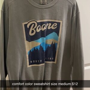 Comfort Colors Men's Grey Boone Sweatshirt